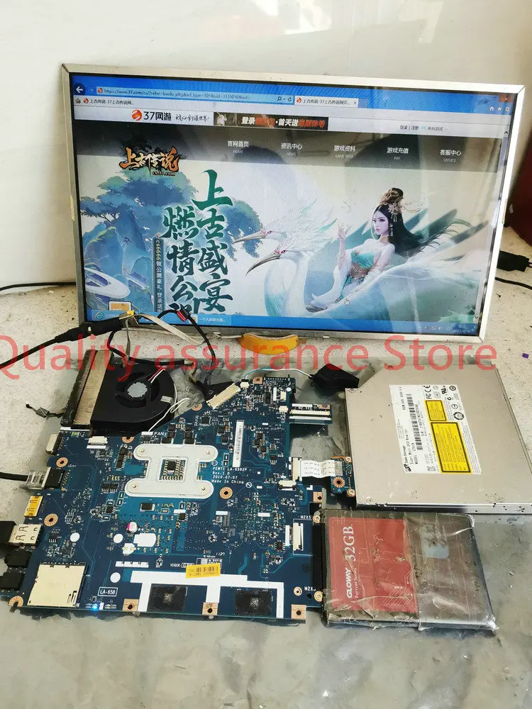 PEW71 LA-6582P For Acer Aspire 5733 5733Z 5742G For Gateway NV55C  5733 5733Z Laptop Motherboard MBRJW02001 Mainboard