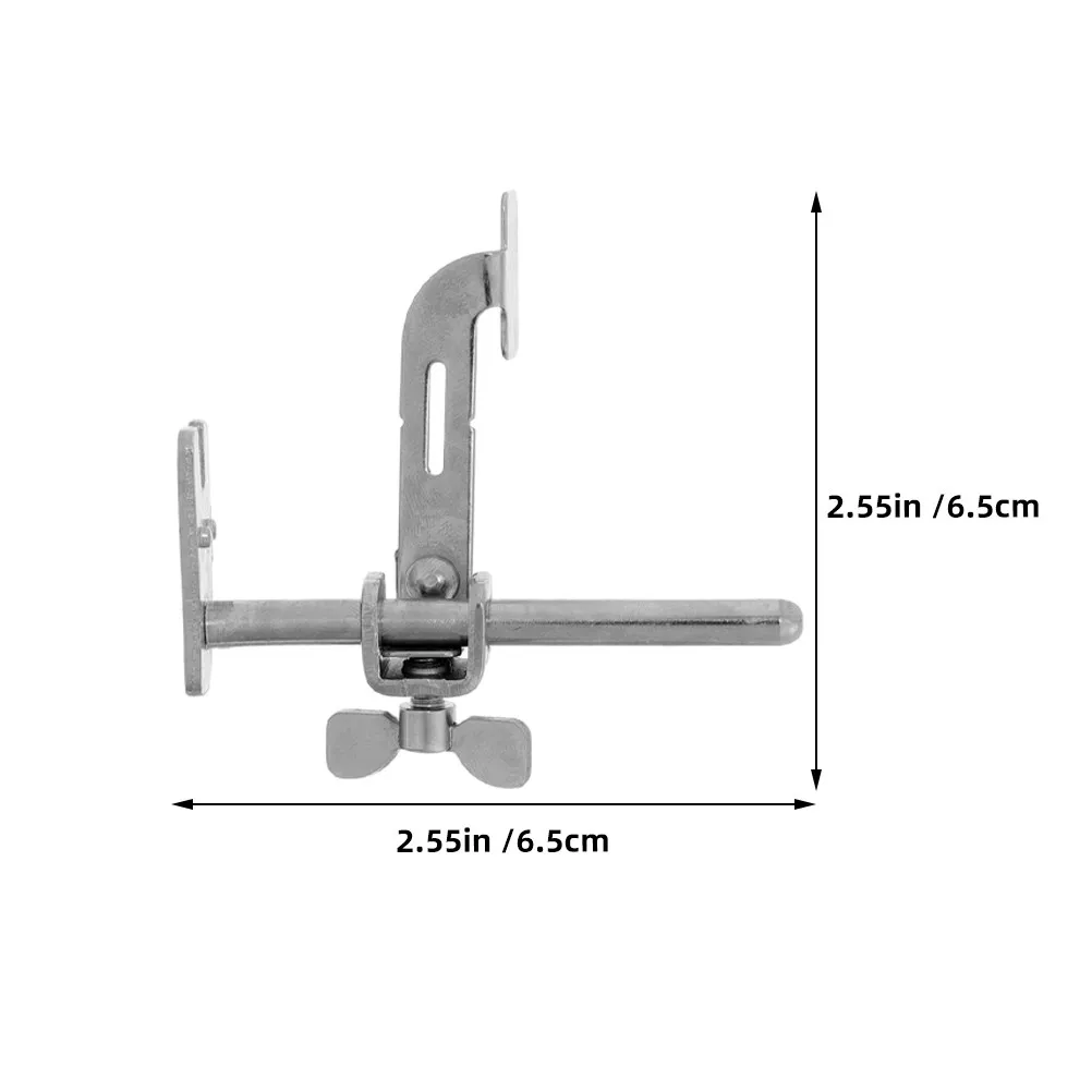 2Pcs Precision Metal Sewing Machine Seam Guide Ruler for Enhanced Stitch Accuracy Straight Curved Fabric Work Ergonomic Sewing