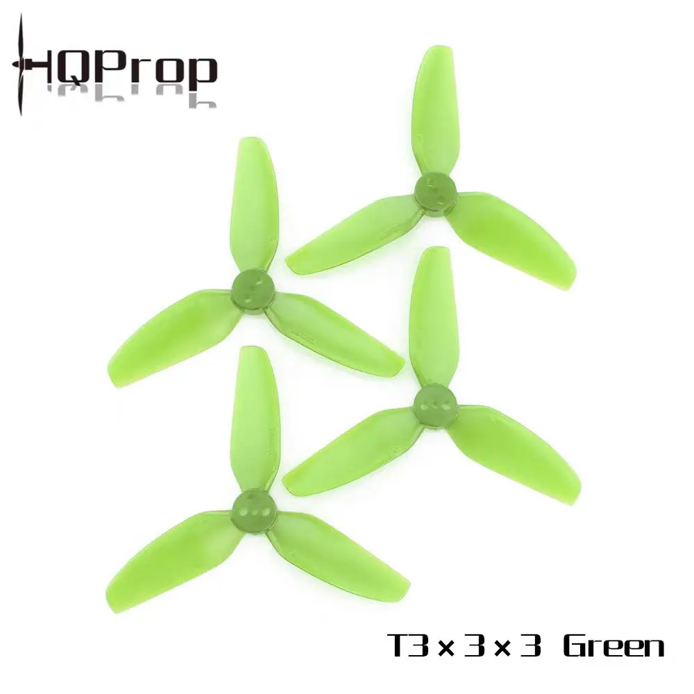 8 par śmigła HQPROP T3X3X3 3030 3-łopatowe rekwizyty PC 1,5 mm CW CCW dla RC FPV Freestyle 3-calowe drony Cinewhoop z wykałaczką — zdjęcie produktu 2