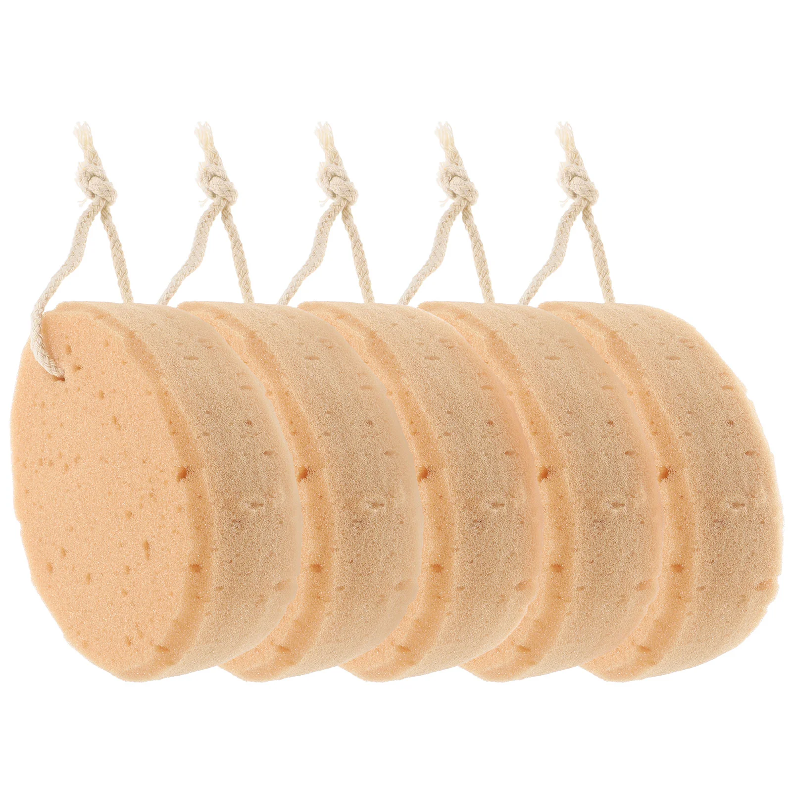 

5 Pcs Honeycomb Baby Bath Sponge Natural Sea for Bathing Exfoliating Sponges Body