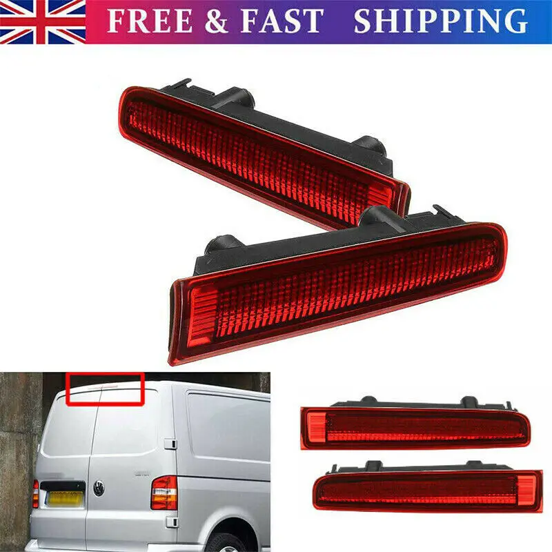 

For VW Volkswagen Transporter T5 T6 3rd High Level Rear Brake Light Barn Door SPR Centre High Level Rear Brake Light LED Bulb