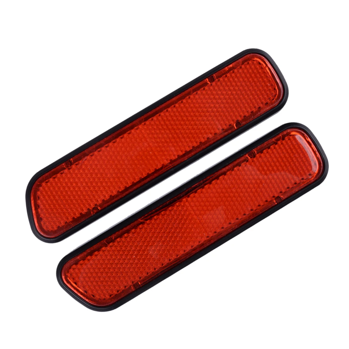 1 Pair Red Fender Side Reflector Reflective Sticker Marker for Car Trailer Motorcycle