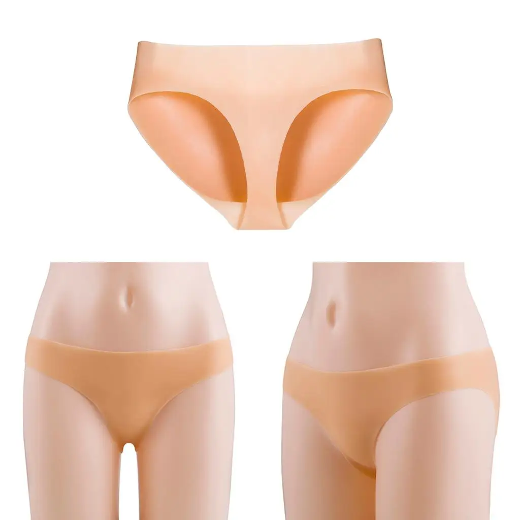 Female  Hip Full Silicone Padded Briefs Buttock Enhancer Body Shaper Panty