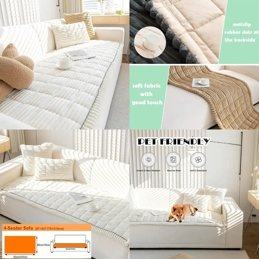 

Моющийся нескользящий чехол для дивана для собак — удобная защита для дивана для домашних животных для собак