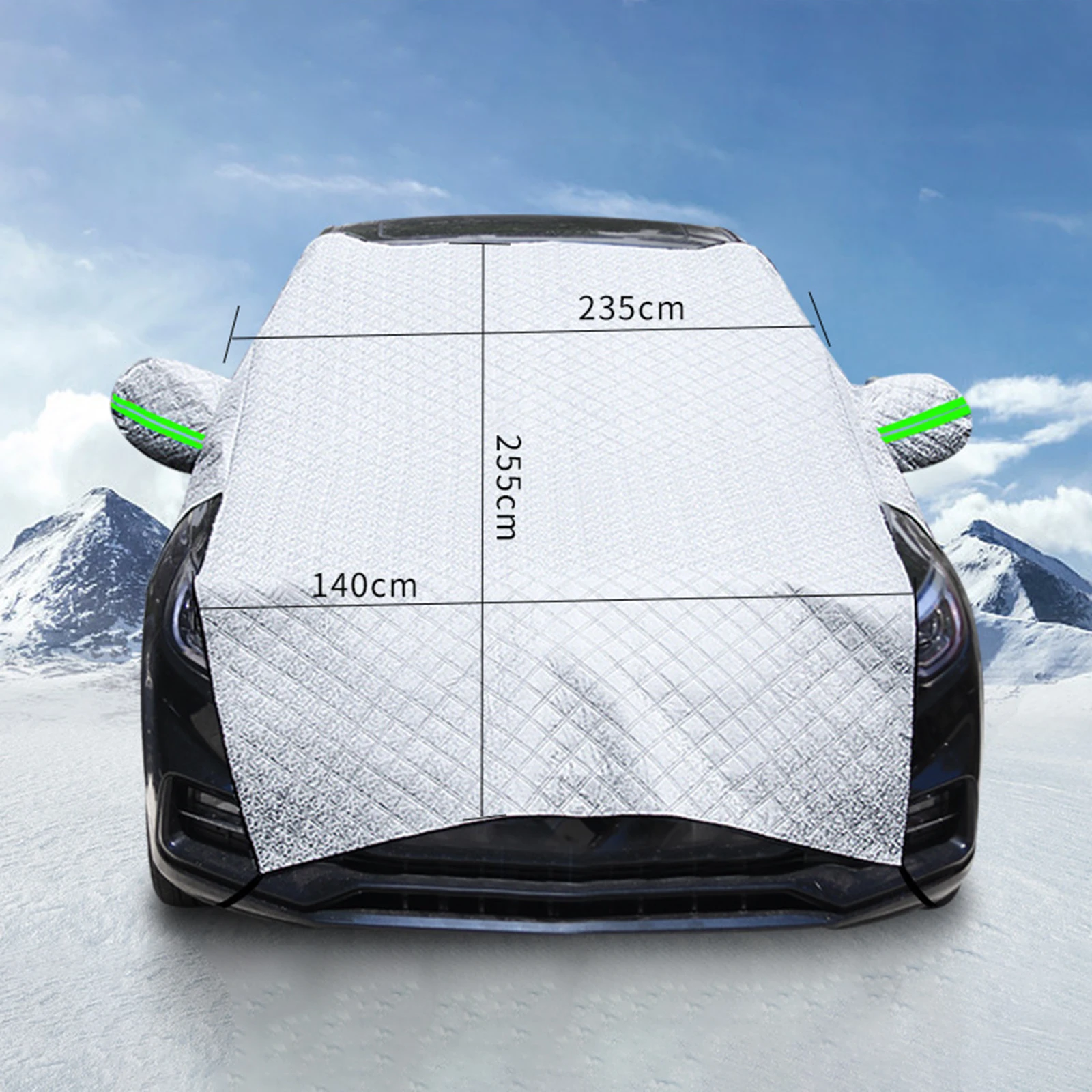 Car Windshield Snow Cover/ Front Window Automotive Cover/ Car Accessories Windproof Cover Windshield Protection for SUV