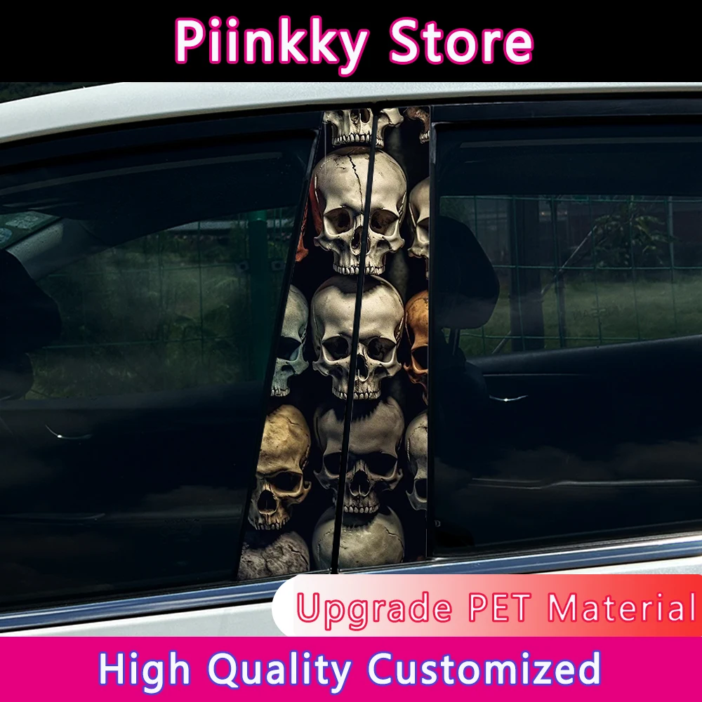 2Pcs Skeleton Skull…