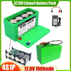 New 4S1P 12.8V 7000mAh 32700 Lifepo4 Battery Pack for Electric Boats and Uninterruptible Power Supplies with 4S 40A Balanced BMS