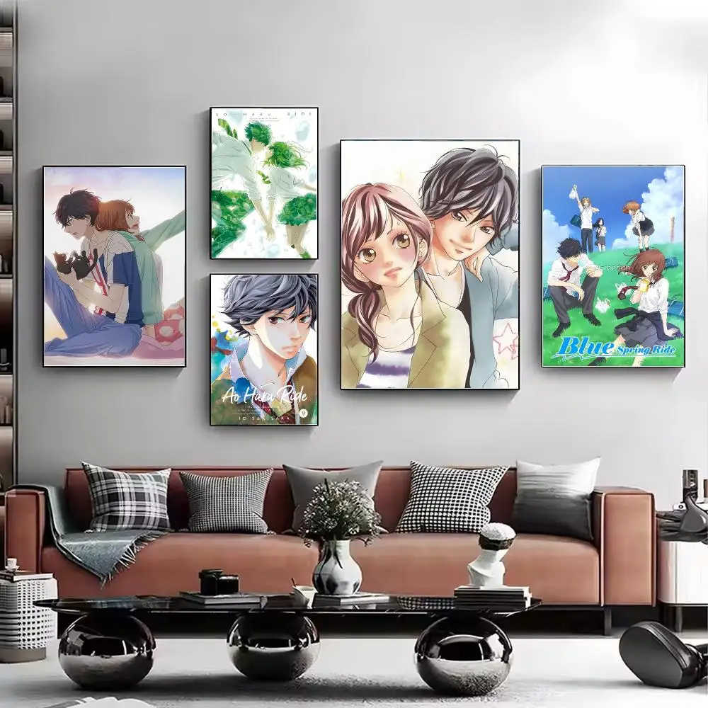 Anime Ao Haru Ride Poster HD Decorative Wall Art Aesthetic Home Decor for Living Room Bedroom Café Office Modern Stylish Gift