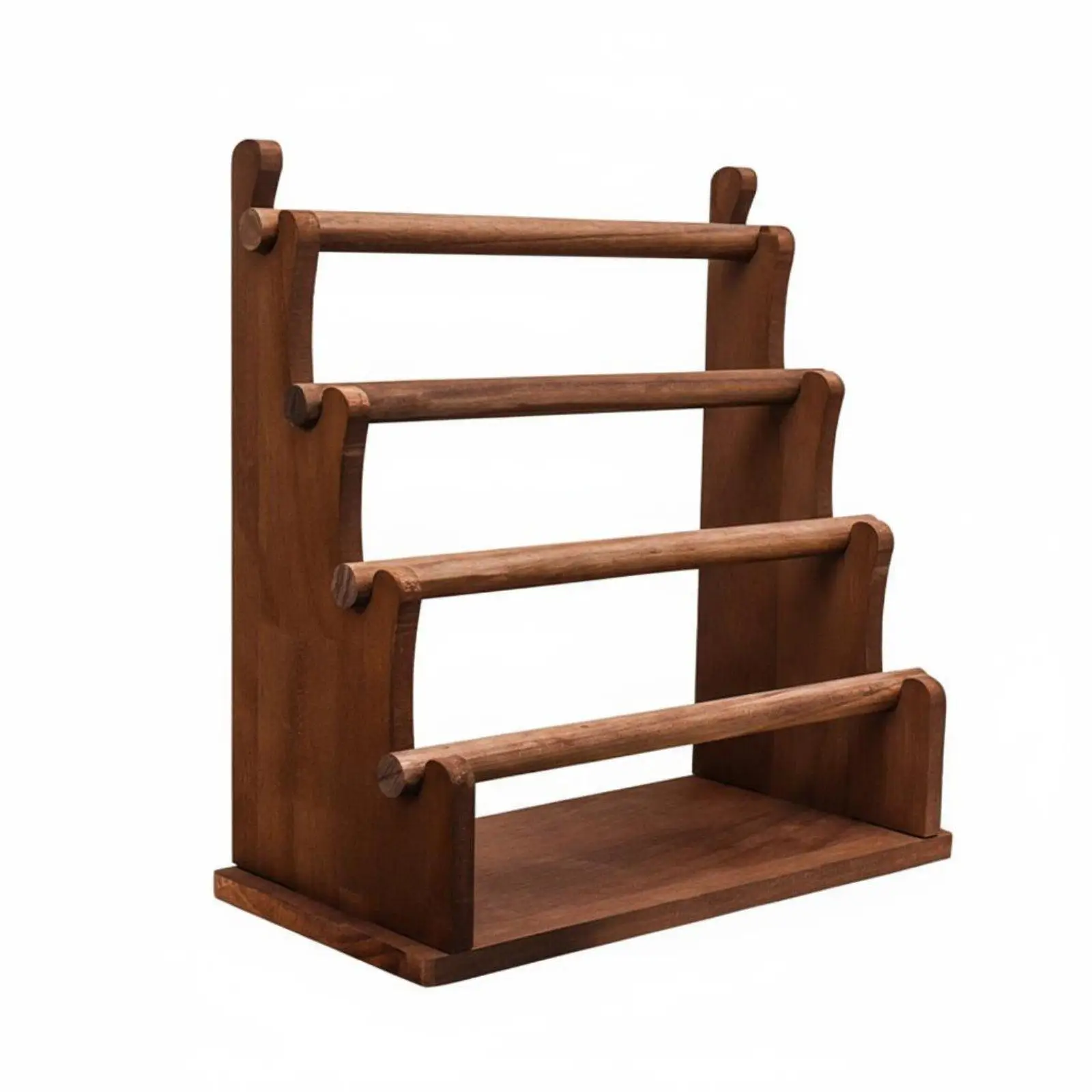 Wooden Jewelry Display Stand Multi Tier Organizer Bracelet Holder Rack for Necklace Watch Jewelry Showcase