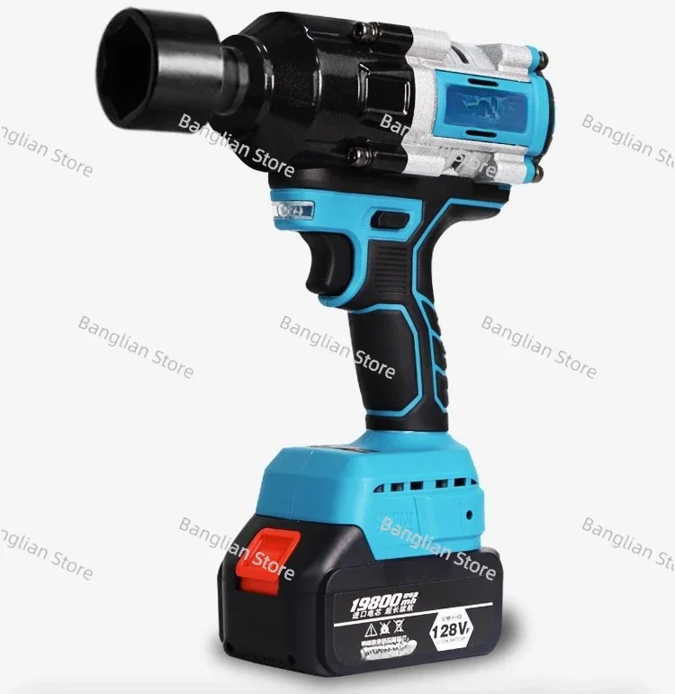 

Heavy-duty Lithium Battery Wrench Brushless Electric Air Gun Tool Special for Automobile Maintenance with Large Torque.