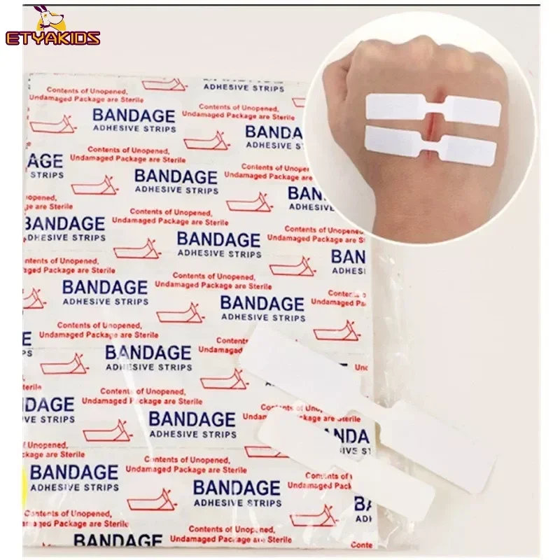 10pcs/set Wound Heal Skin Patch Butterfly Shaped Band Aid for Children Adult Sutureless Wound Adhesive Bandages Sticking Plaster