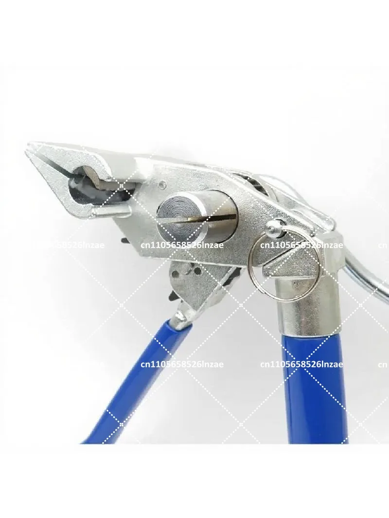 Stainless Steel Cable Tie Fastener for Strapping Tool, Heavy Duty Zip Ties with Straight and Curved Handle