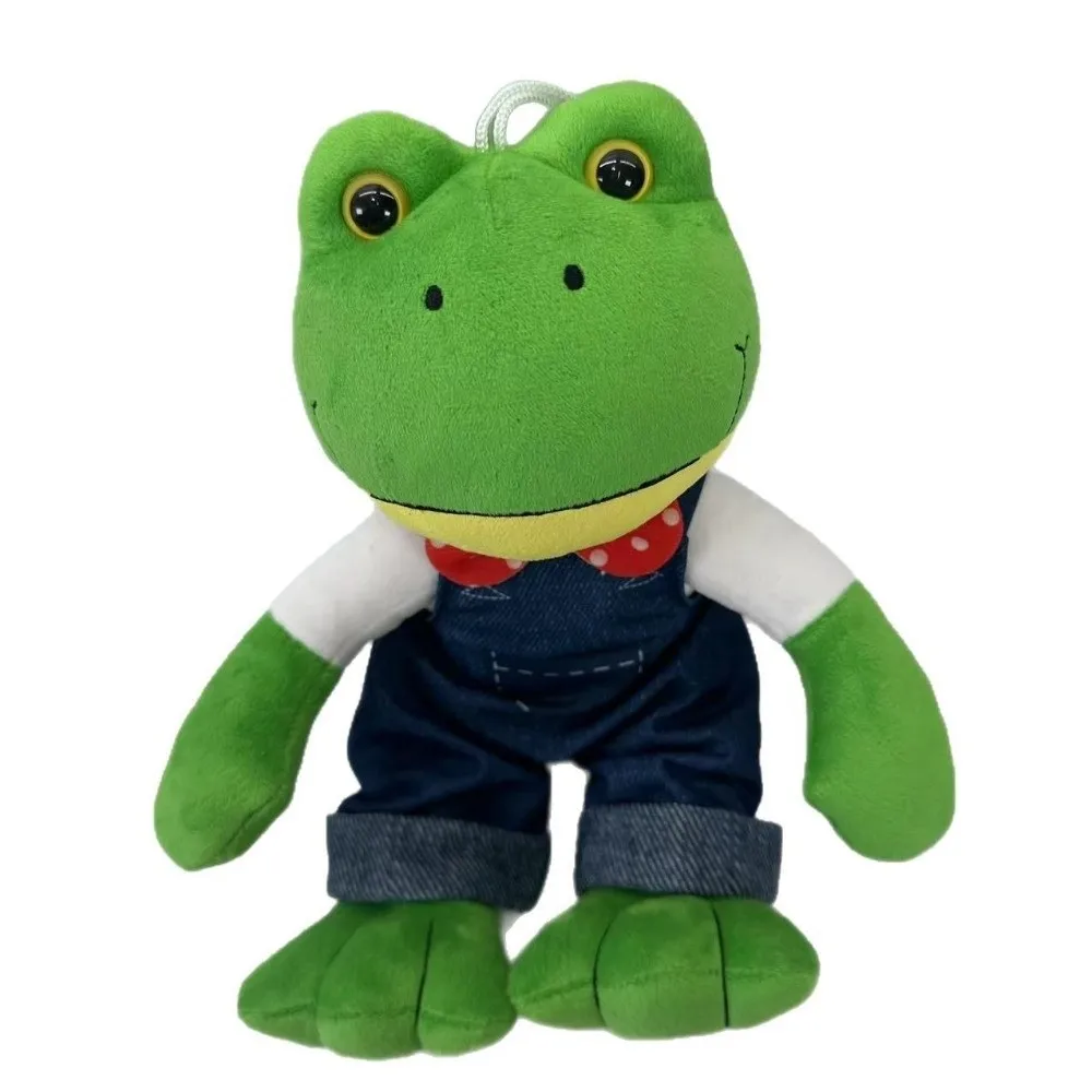 New Magic Expression Plush Doll Cartoon Girl 25cm Stuffed Animal Doll Soft Long Leg Frog Kids