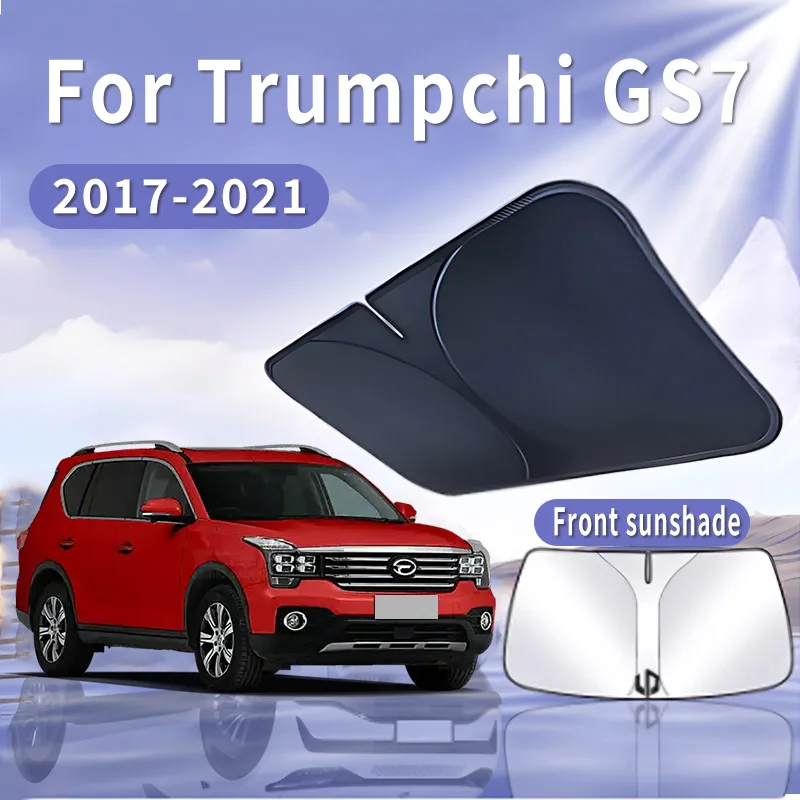 Foldable Car Sun Visor For Trumpchi GS7 2017~2021 2018 Front Windshield Sunshade Heat Insulation Summer Cooling Auto Accessories