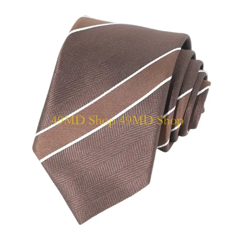 49MD Elegant Diagonally Necktie Polyester Fabric Long Service Durability Suitable For Formal Attired