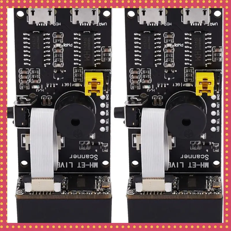 B74A 2X Qr /1D/2D/Code Scanner V3.0 Barcode Scan Recognition Module Serial Communication Uart Interface USB Keyboard Input