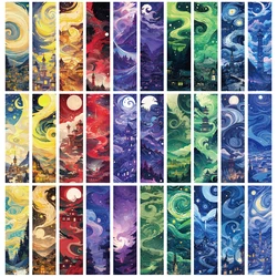 30PCS Dream Bookmarks Gothic Creative Accessories Scenery Card Reading Printing Stationery Supplies Gifts Bookmarks ﻿