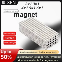 Kleine ronde Neodymium-magneten 2x1 3x1 4x1 5x1 6x1 mm N35 magnetische schijf Krachtige magneet Sterke kracht Koelkast imanes de neodimio