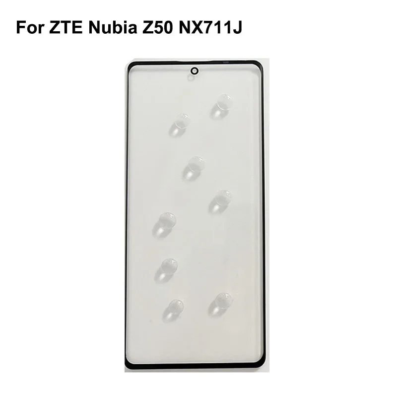 Parts For ZTE Nubia Z50 NX711J  touch Screen Outer LCD Front Panel Screen For ZTE Nubia Z 50 Glass Lens Cover Without Flex Cable