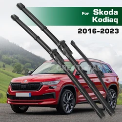 GREATROAD Wiper LHD&RHD Front & Rear Wiper Blades Set For Skoda Kodiaq 2016 - 2023 Windshield Windscreen Window Brushes