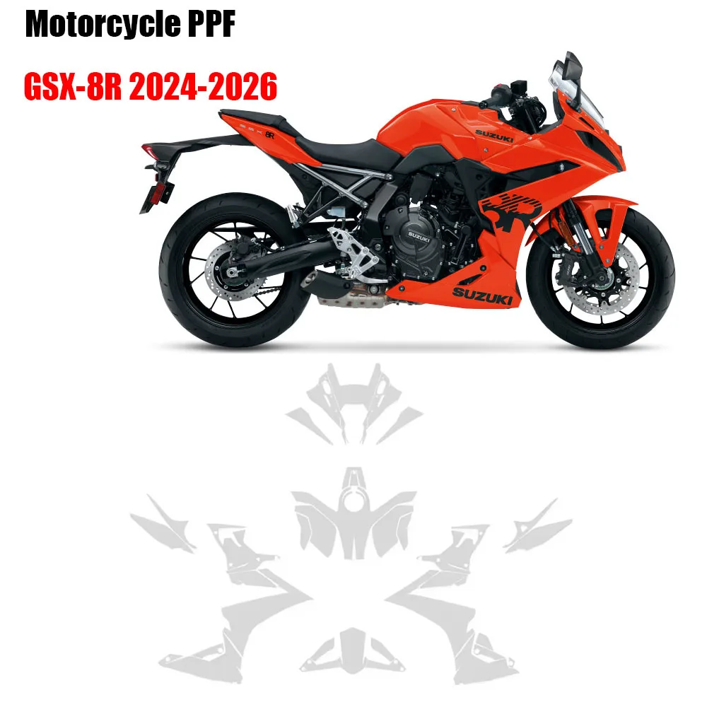 GSX8R GSX 8R PPF Protective Film TPU Fairing Protective Film For GSX-8R 2024-2026 Paint Anti-scratch Transparent Film