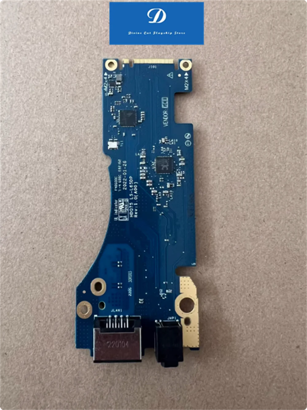 

Сетевая карта Ethernet/аудио для Dell Alienware M17 R5, плата LS-L65DP