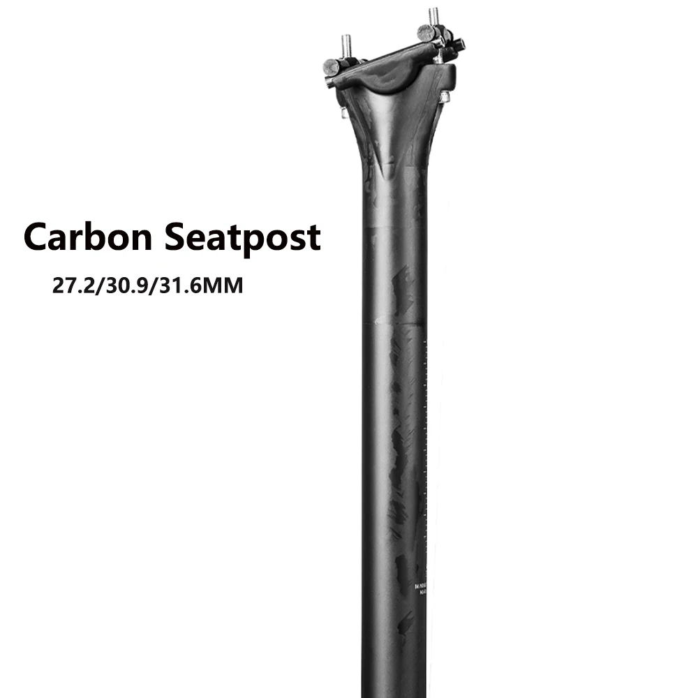 Elitaone Carbon Seatpost Light Weight 27.2 31.6mm UD Bare Carbon Matte MTB Road Bike Seat Post Seat Tube Części rowerowe