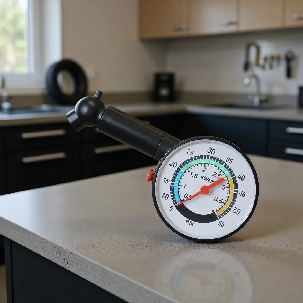 

​​Mini Car Tire Gauge Indicator - Air Pressure Dial Tester for Motorcycle Bicycle​​