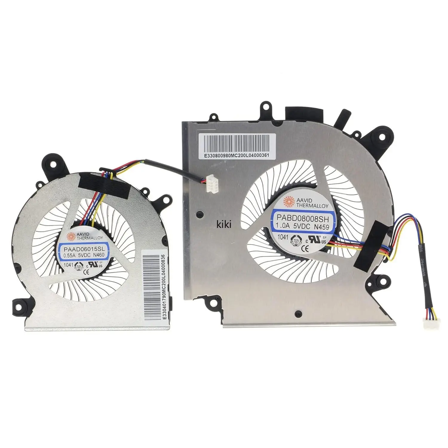 Original Replacement CPU GPU Cooling Fan for MSI GF76 GF66 Pulse GL66 GL76 WF76 PABD08008SH N459 PAAD06015SL N460 Cooler fan
