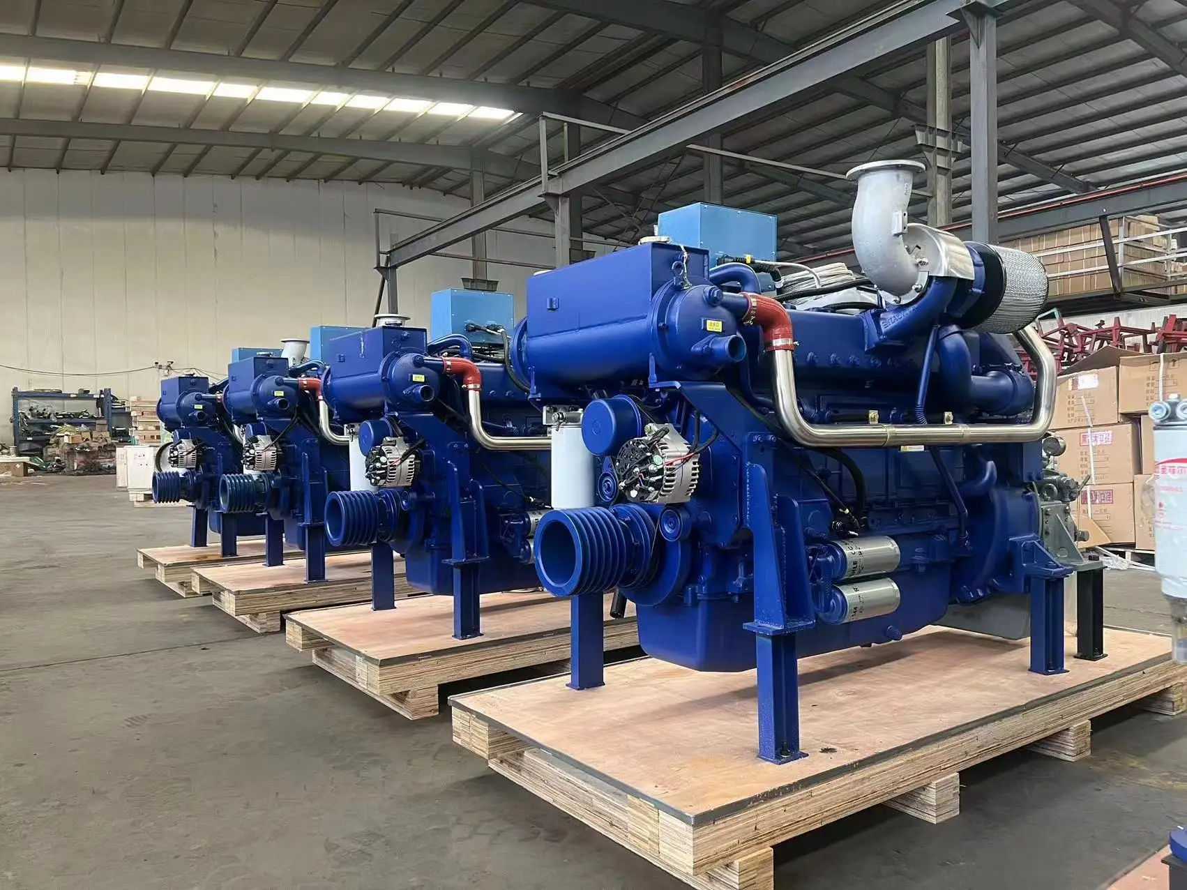 China Factories for Weichai Diesel Engine WD10 Series Machinery Engines Assembly Boat for Sale