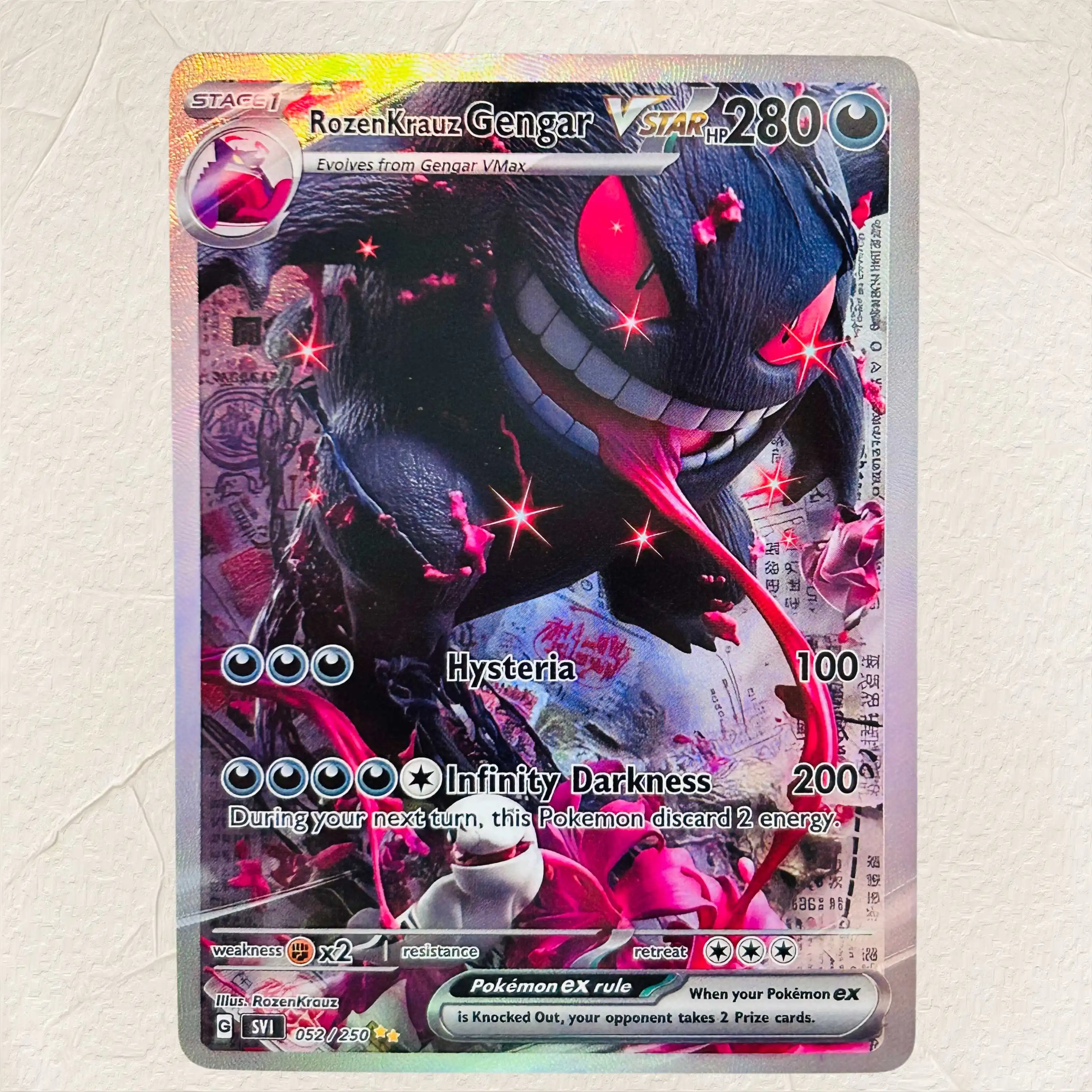 DIY Pokemon Gengar VMAX Hologr – Board Game English Bewertung und Preis