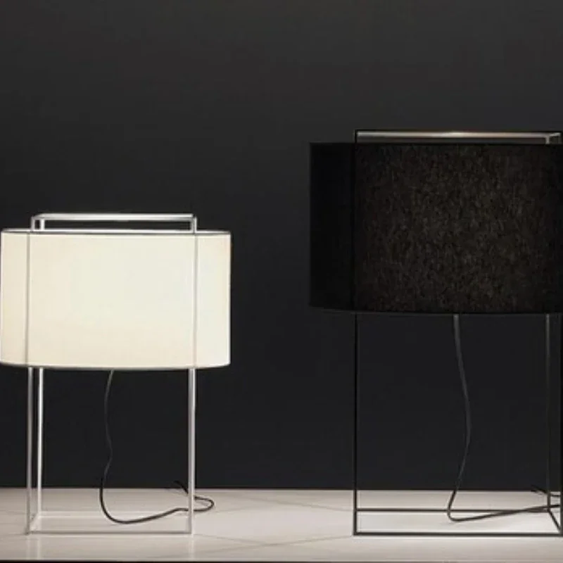 

Modern Simple Cloth LED Table Lamp Bedroom Bedside Nordic Desk Lights Black/White for Living Room Study Floor Lustre Home Decor