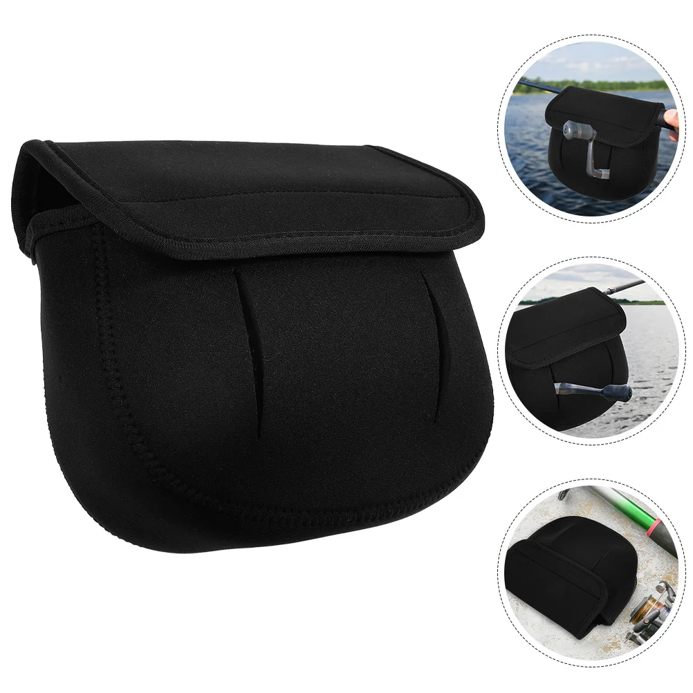 

Protective Fishing Reel Case Neoprene Material Dustproof Cover for Reel Storage Bag Easy Carry Convenient Use Fishing Bag Small