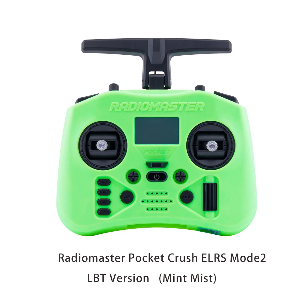 Radiomaster Pocket Crush 2,4 GHz ELRS Hall Gimbal Sender Fernbedienung Tragbare leichte faltbare Antenne
