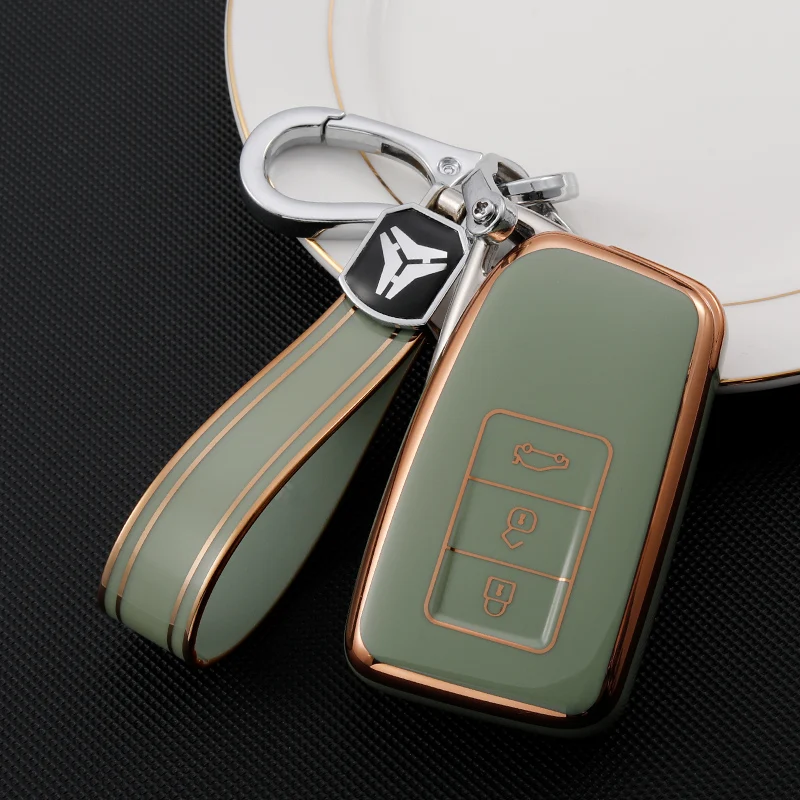 สำหรับ Lexus NX เป็น RX ES GX LX LS UX NX GS 200 260 300 350 NX200 NX300 RX350 ES300 TPU รถ Remote Key กรณีเชลล์ Fob พวงกุญแจ