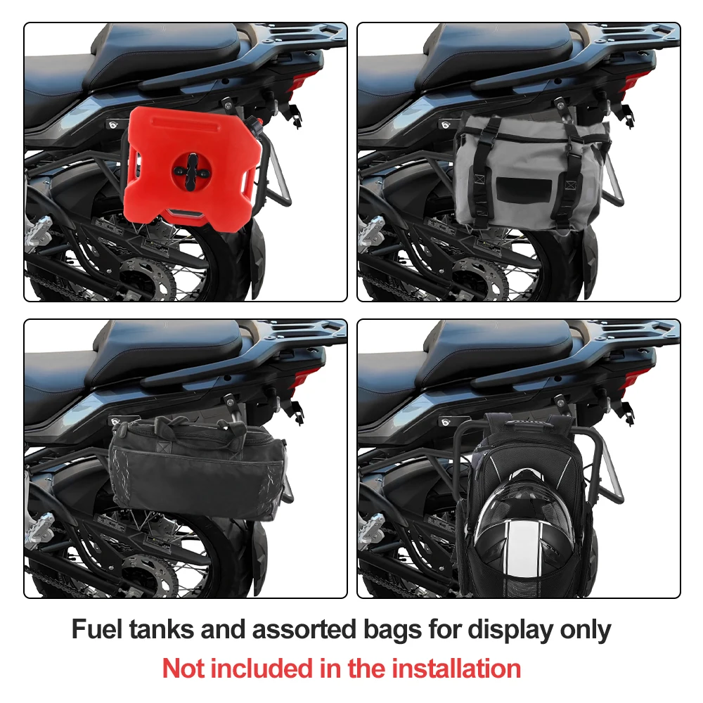 صالح ل Benelli TRK 502 X 2018 2019 2020 2021-2025 TRK502X دراجة نارية العديلات رفوف السرج دعم الرف رف أمتعة الجانب