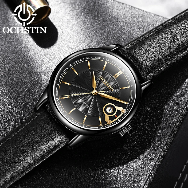 OCHSTIN nuovo 2024 semplice moda capolavoro artigiano serie movimento meccanico automatico orologio orologi meccanici da uomo