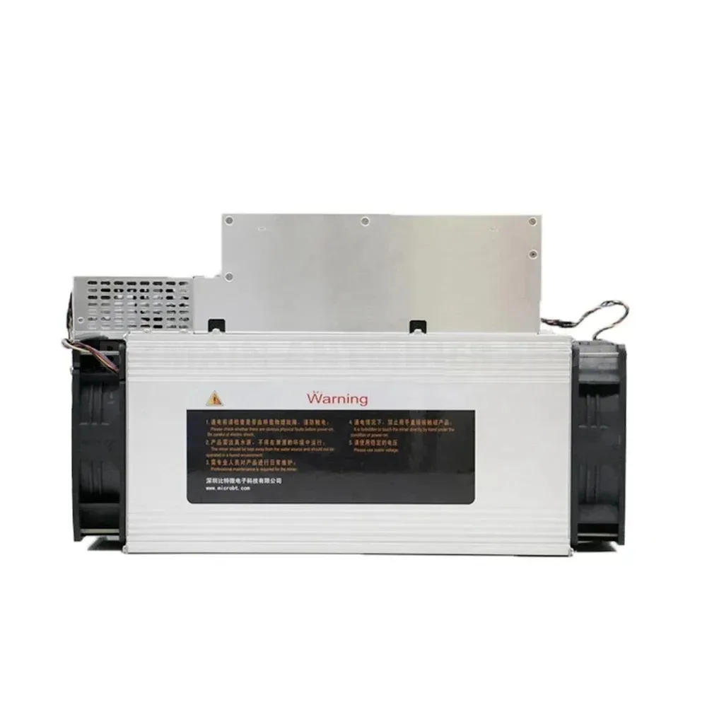 MicroBT WhatsMiner M30S+ 102TH/s SHA-256 Bitcoin Miner - كفاءة 34J/TH مع طاقة 3400 وات وAC200-277V PSU شحن سريع