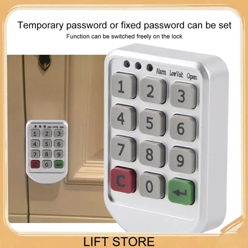 

BTLIFE-Electronic Lock Digital Smart Password Keyboard Digital Cabinet Door Password Lock For File Cabinet Locker Drawer