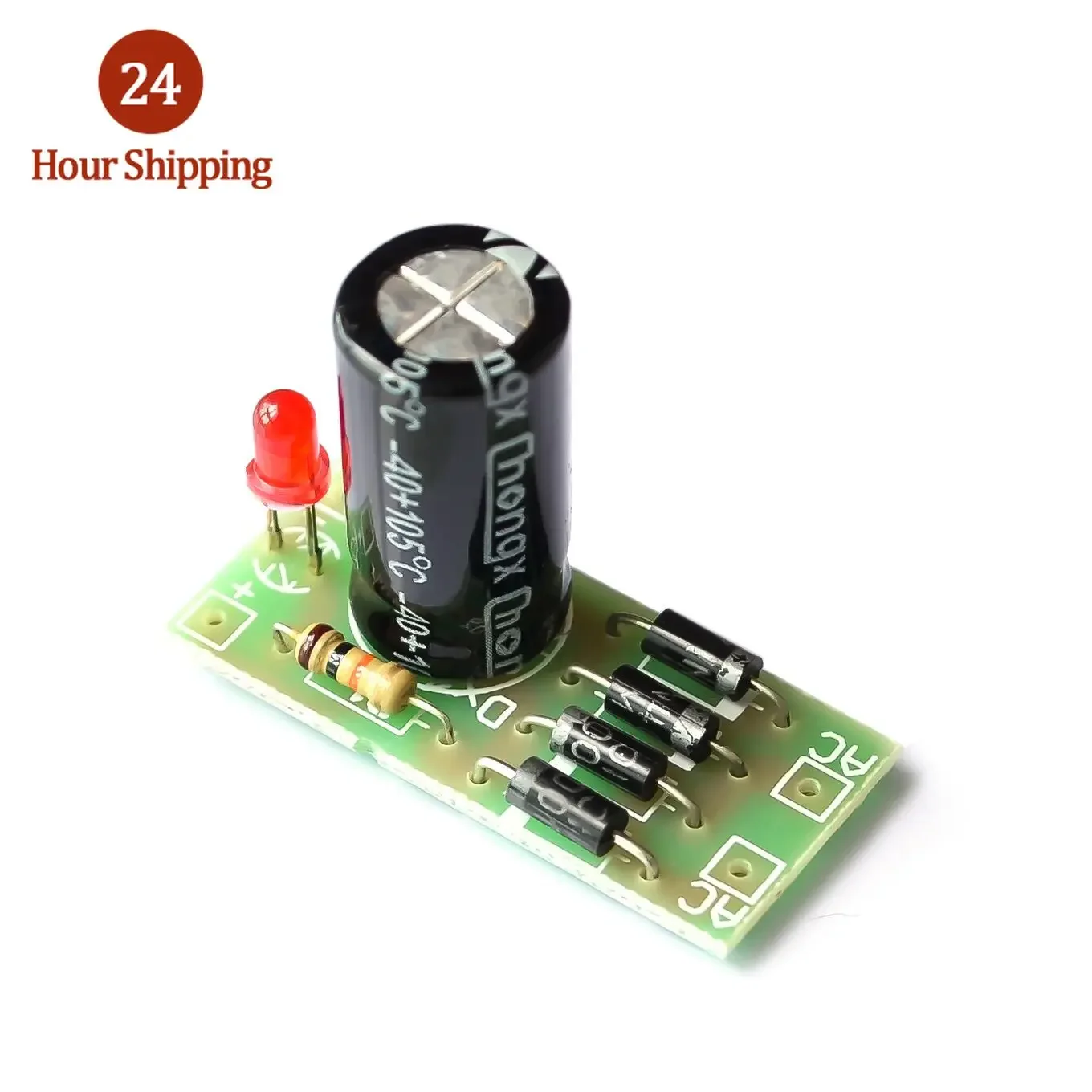 AC to DC power conversion module 1N4007 full bridge rectifier filter 12V 1A AC DC converter