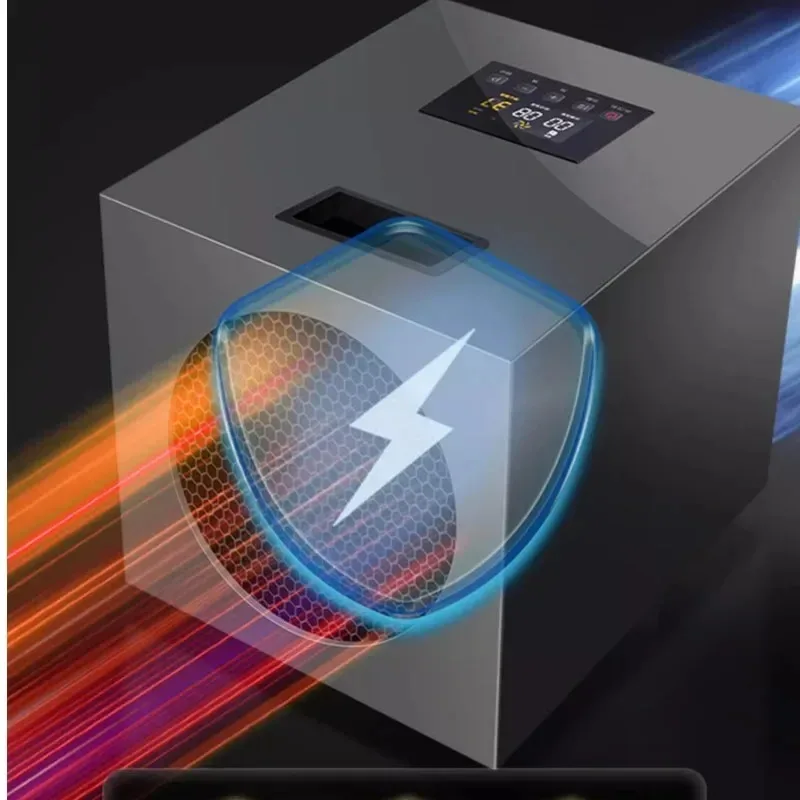 Electrodomésticos Calentador industrial Hogar Ahorro de energía Ventilador caliente de cría de alta potencia Pequeña pistola de acero Calentador eléctrico Aire caliente L