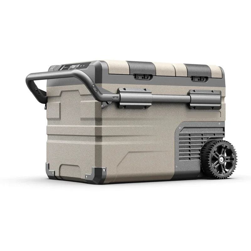 High Quality TAW35 Charging Car Cooler Two Zones Portable Camping Fridges Wheels Type Mobile Freezer Hot Selling