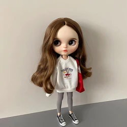 DLBell New Blythe Clothes Sweater and Seamless Leggings Yoga Pants for Blyth 30cm 1/6 Dolls Azone Licca Doll Accessories