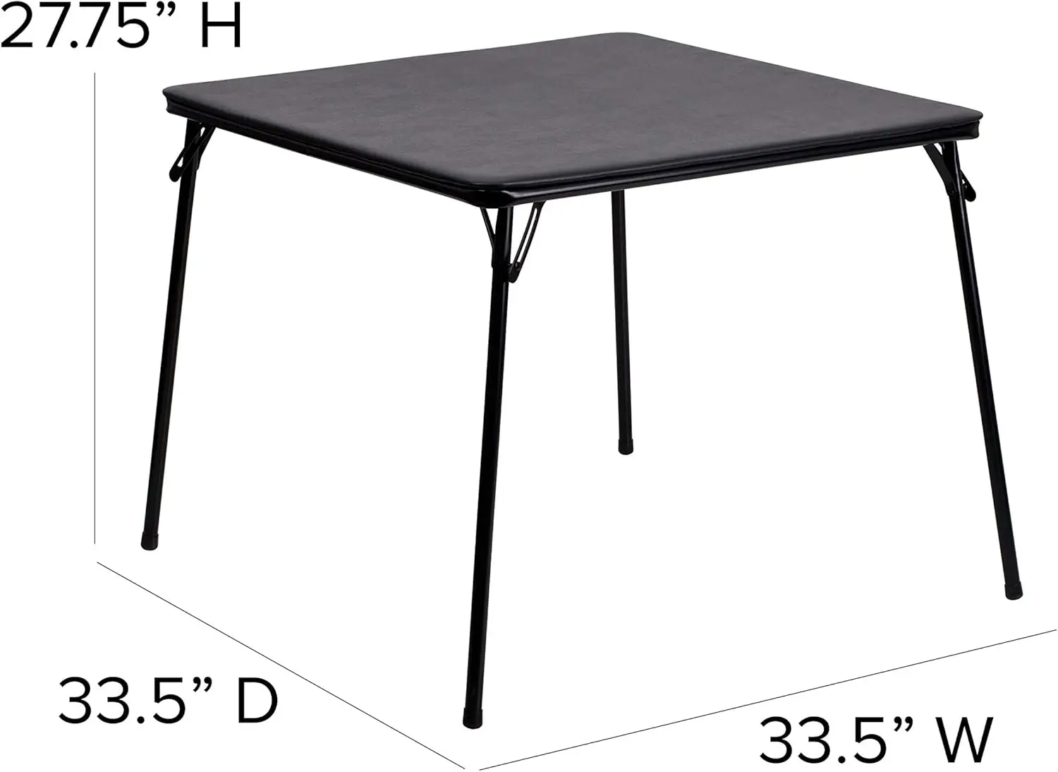 Madison 5-Piece Folding Card Table and Chairs Set 4