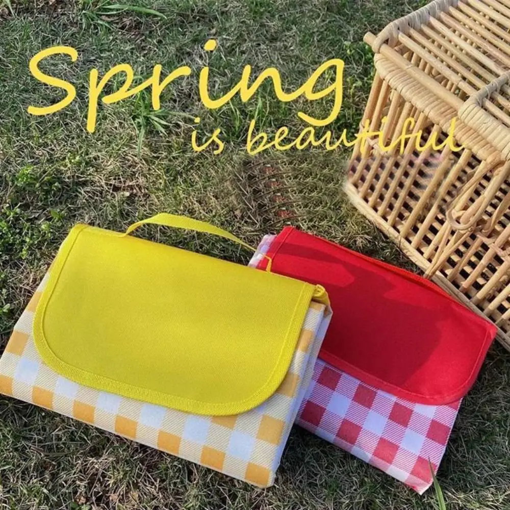 Outdoor faltbare Picknickmatte wasserdichte tragbare Strandmatte verdicken feuchtigkeitsbeständige Campingdecke