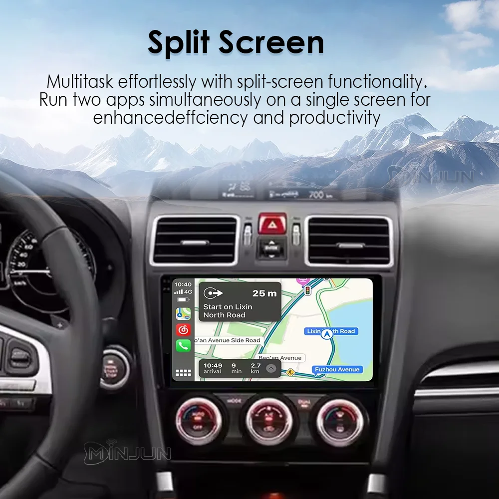 Android 15 Auto Qualcomm Car Radio for Subaru Forester 4 SJ WRX XV 2015 - 2018 Multimidia Player Navigation Head Unit Carplay
