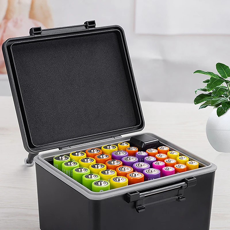 Multi Slots Battery Case For 18650/ AA/ AAA Batteries Waterproof 18650 Case Storage Box Container Holder With AA AAA Tester