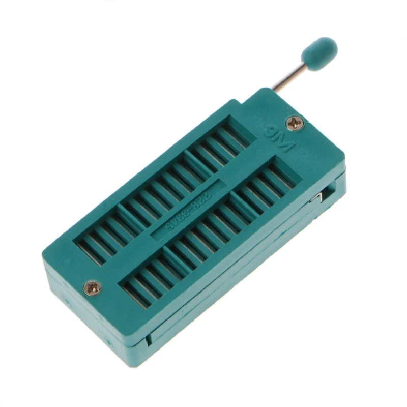 Новый 16, 20, 24, 28, 40 P Pin 2,54 мм, зеленый DIP-тест, универсальный разъем ZIF IC, сварочный тип