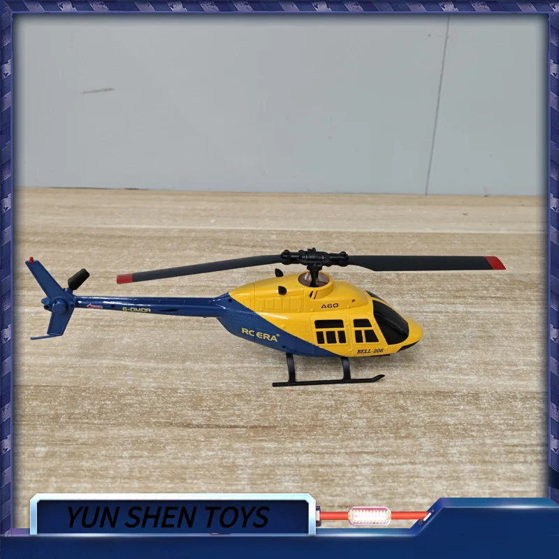 

Новый 2025 A60 1/42 четырехканальный однолезвийный Aileron Free Real Версия Bell206 Вертолет с фиксированным высоким потоком света Радиоуправляемая игрушка в подарок
