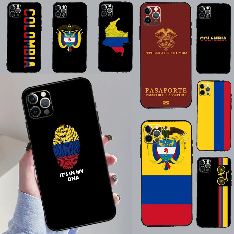 Colombia Flag Phone Case For Samsung Galaxy S26 S25 S24 S20 S21 S22 S23 Ultra S10 Plus S25 FE Cover Coque